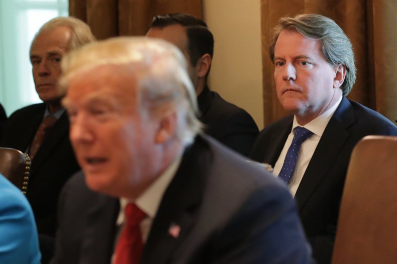 McGahn feels obligated to respect Trump's request not to testiy