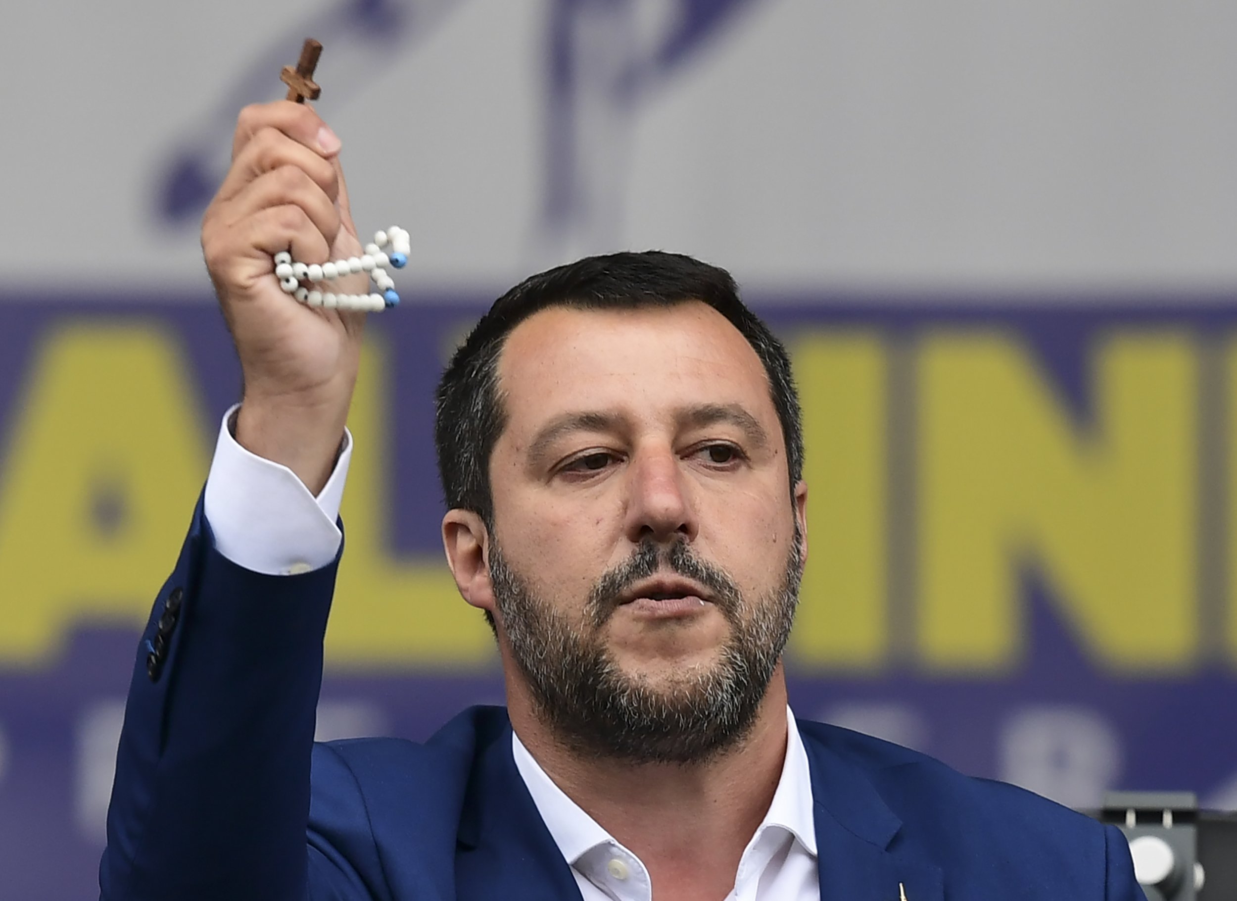 Italy's Far-Right Leader Matteo Salvini Demands 'Armored ...