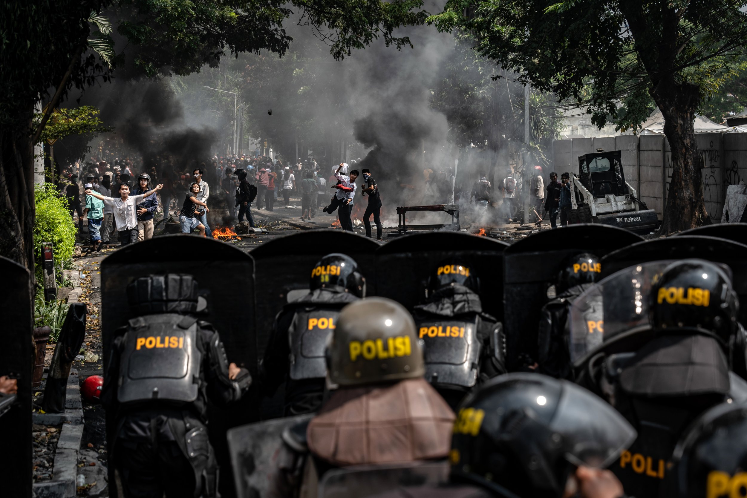 Indonesia riots elections US embassy