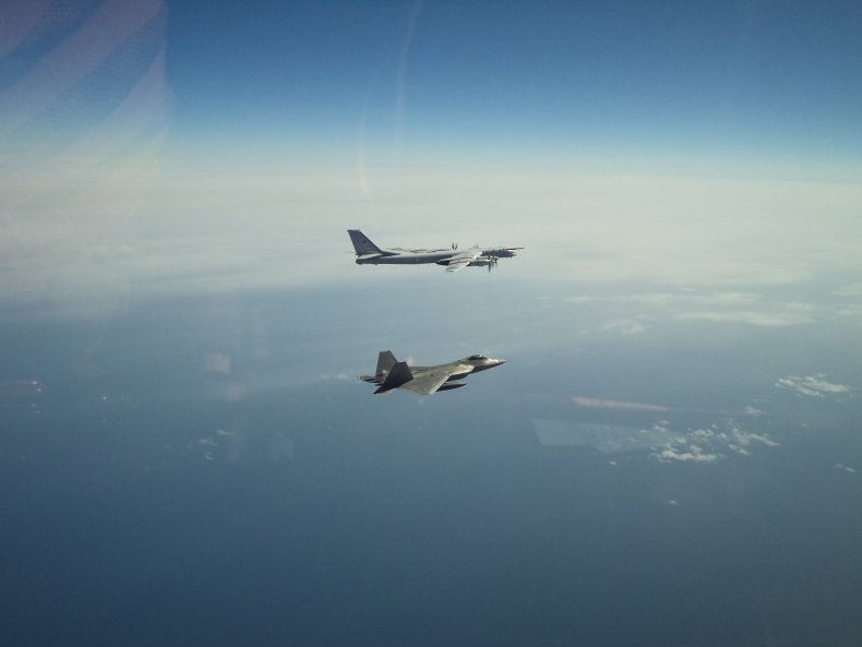RussiaTu95F22AlaskaInterceptDay2
