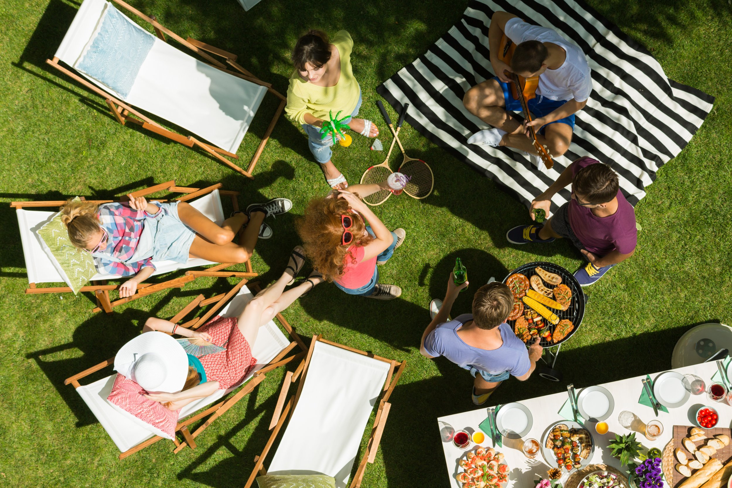 food fun outside family stock getty 