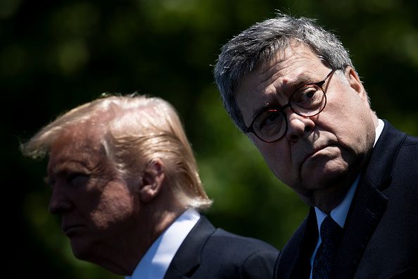attorney general william barr and president trump