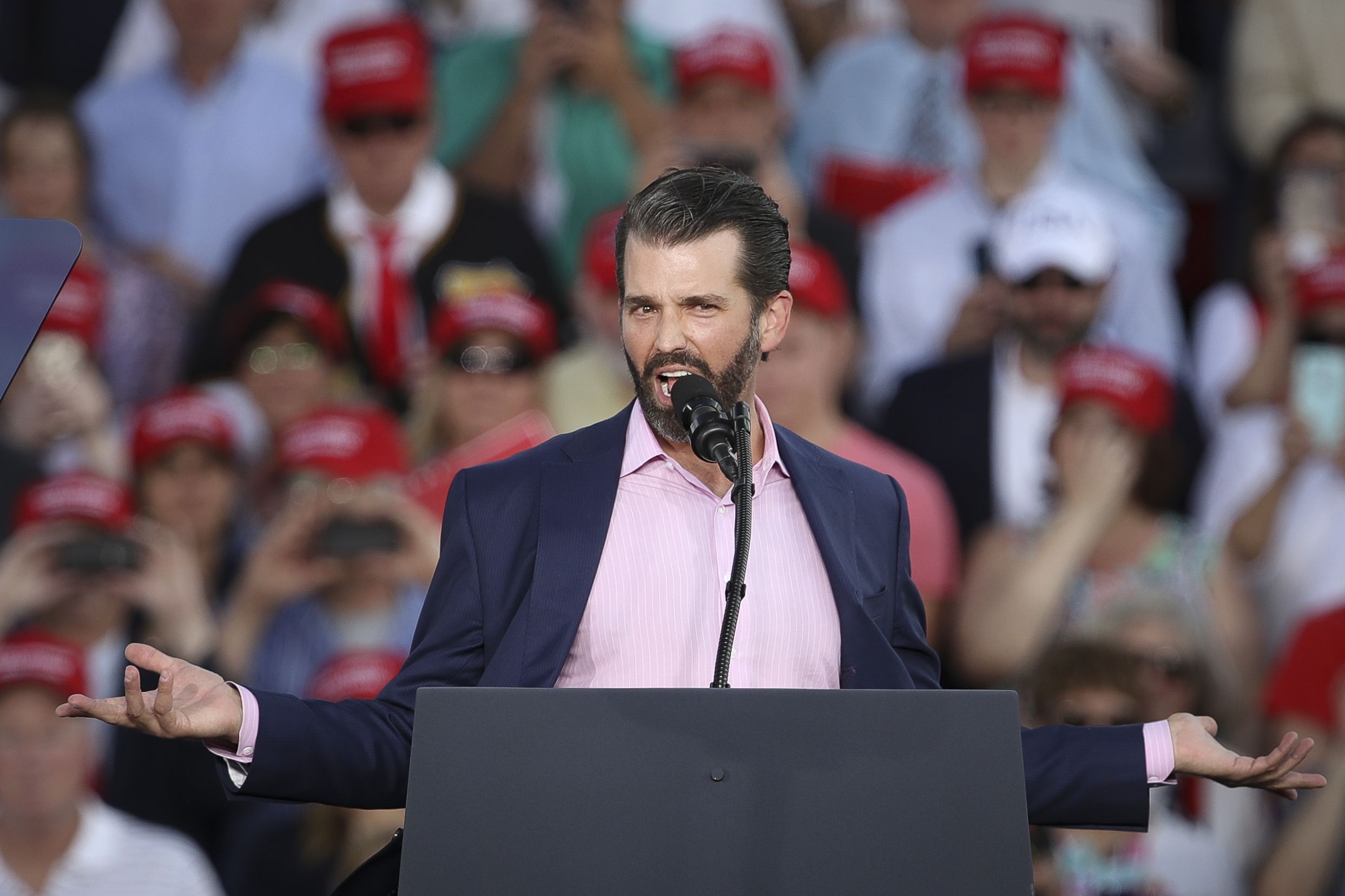 Donald Trump Jr. Holds MAGA Rally 