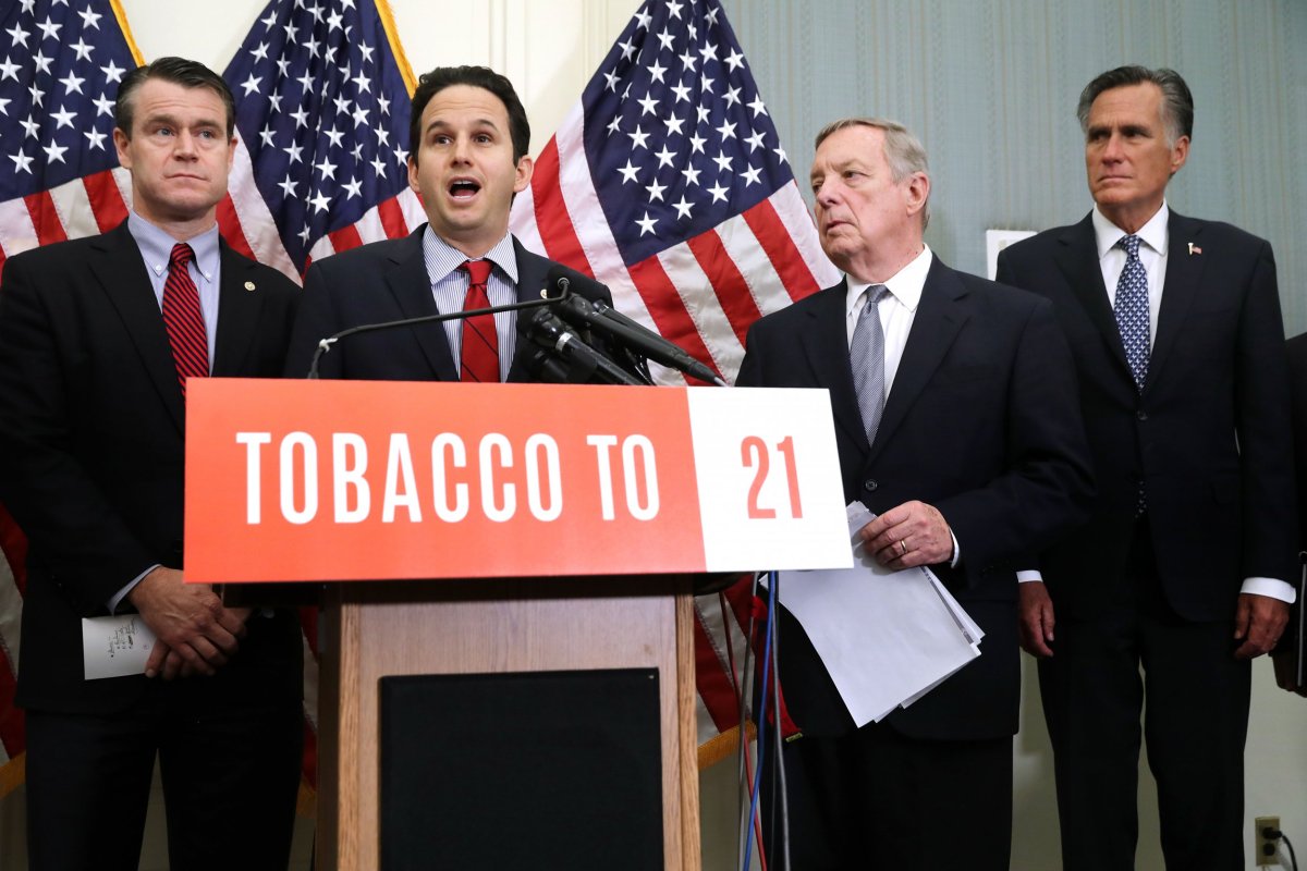 Young, Schatz, Durbin, Romney raise tobacco to 21