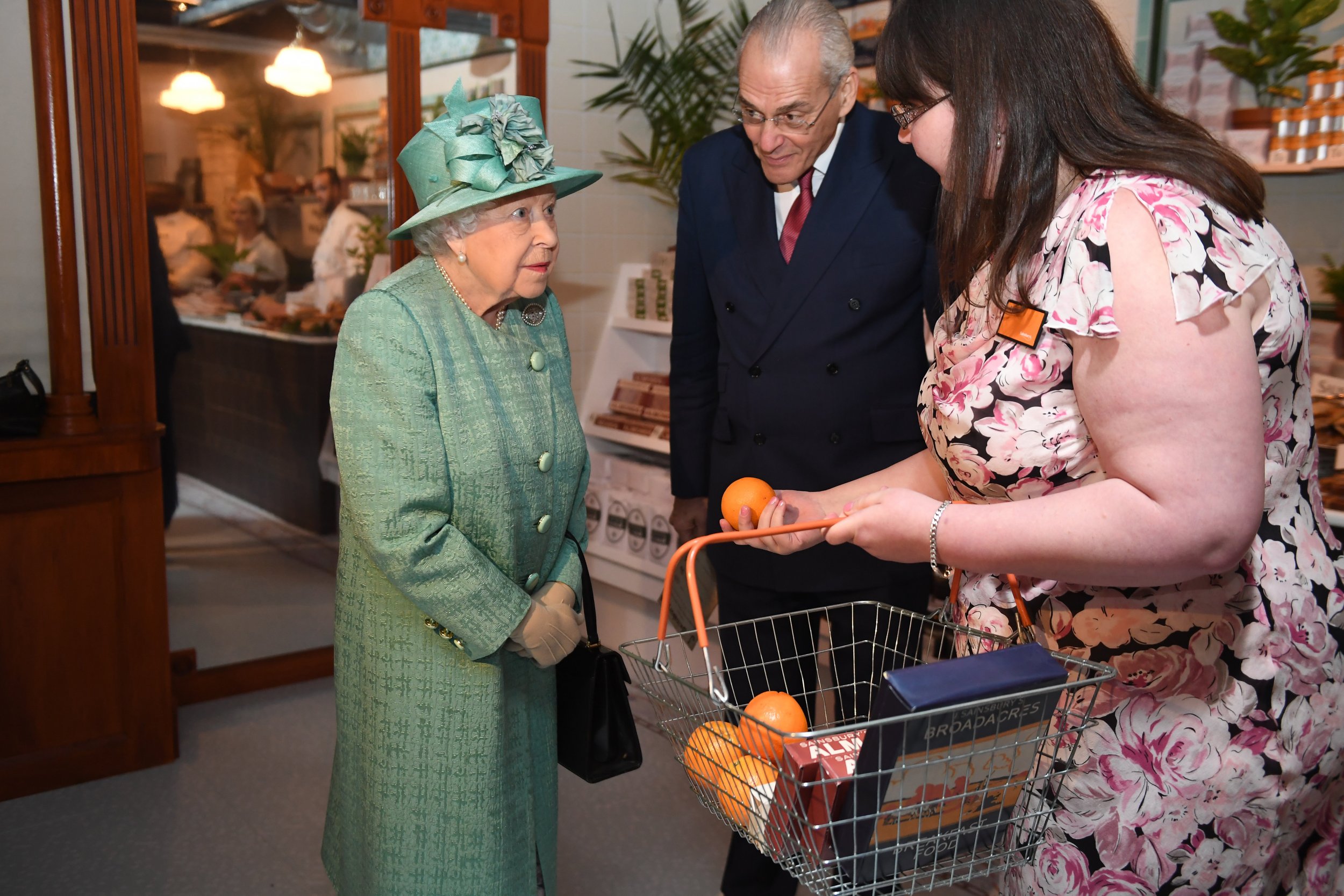 Queen Elizabeth II, Supermarket