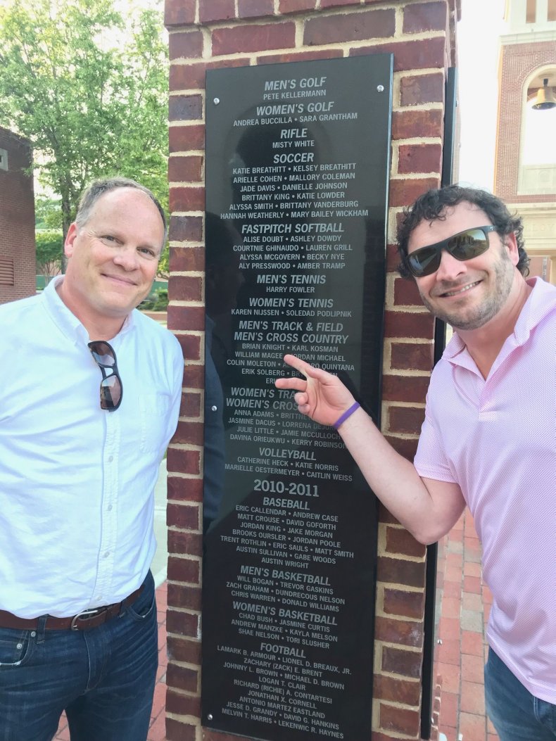 David Magee with his half-brother Lile
