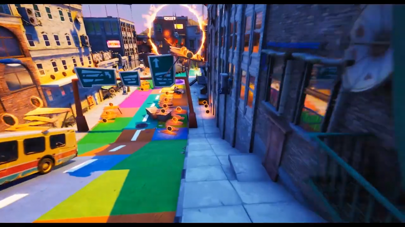 Fortnite Onfire Letter Location 3 Subway