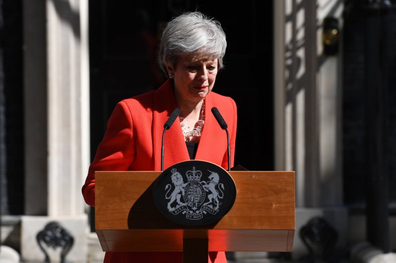 Theresa May resignation speech