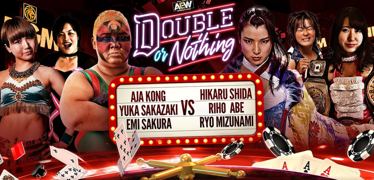 six women tag match double or nothing
