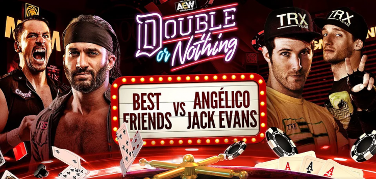 best friends vs angelico jack evans double or nothing best friends vs angelico jack evans double or nothing