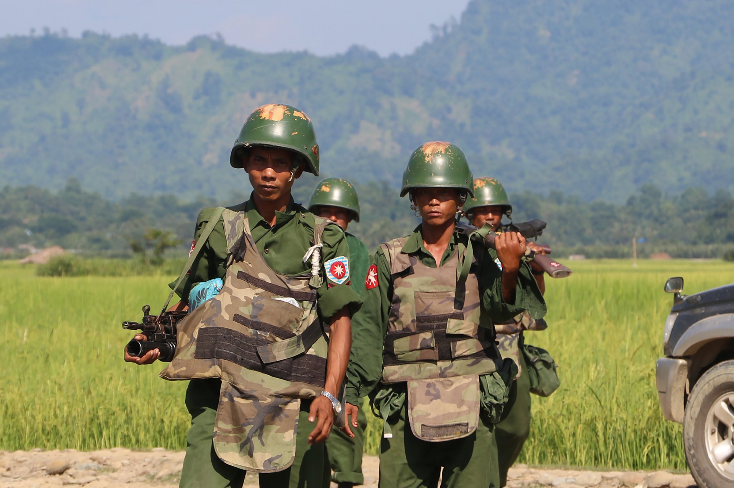 Myanmar soldiers Muslim massacre journalists Rohingya