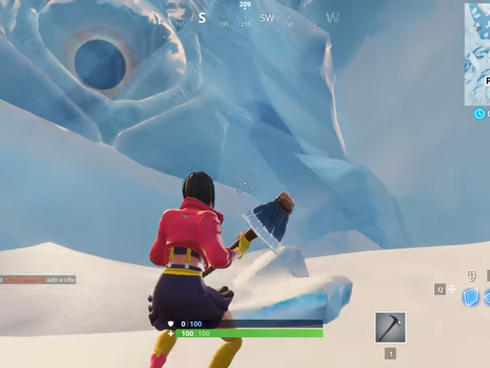 Fortnite Polar Peak Eye Sparks Rumors Of Godzilla Event