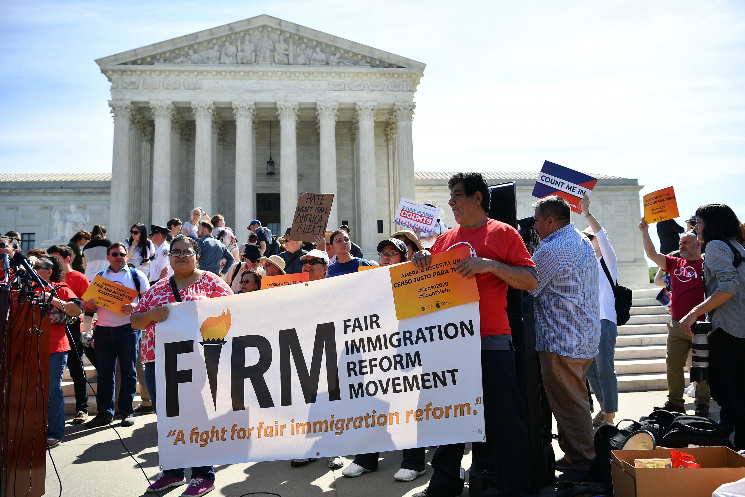 Immigration protesters 