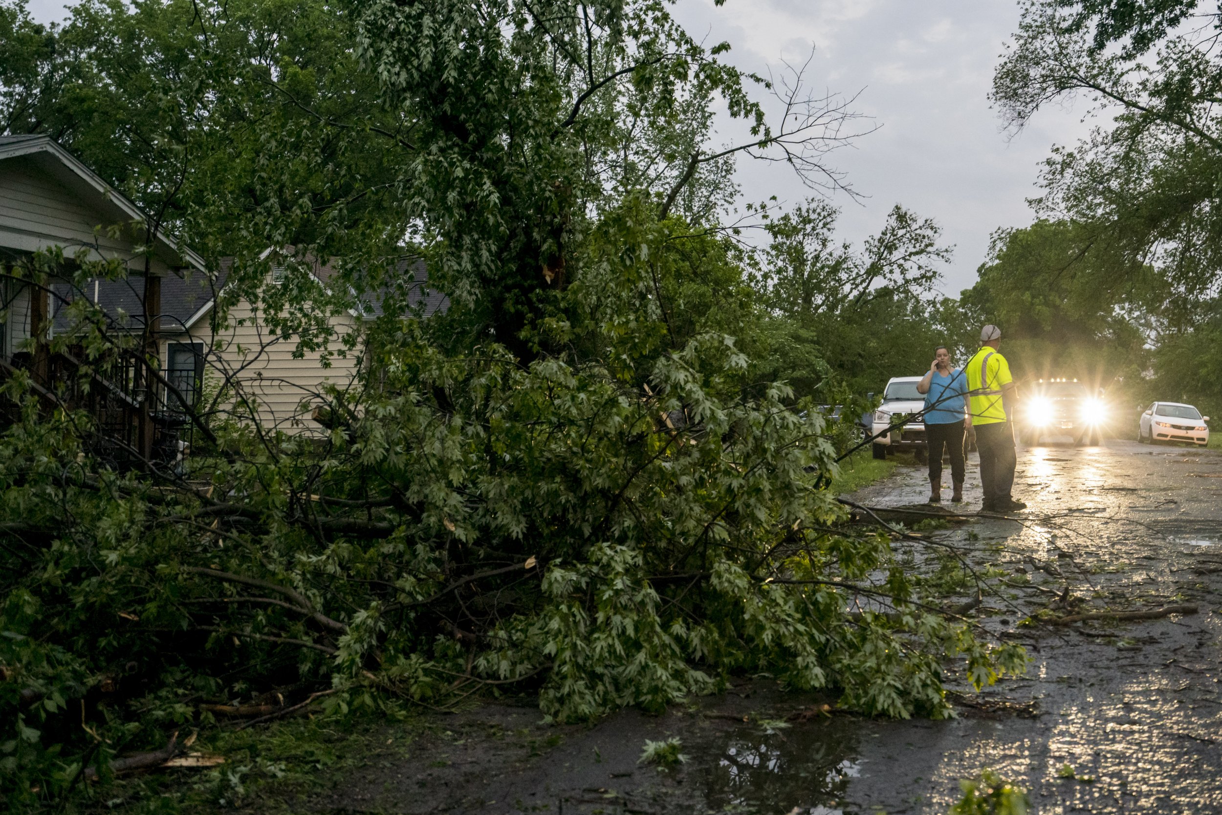 Tornadoes in Kansas Last Night Images Show Destruction in Lawrence and