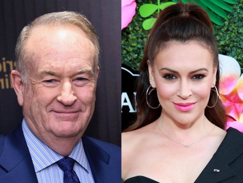 bill oreilly alyssa milano jon voight