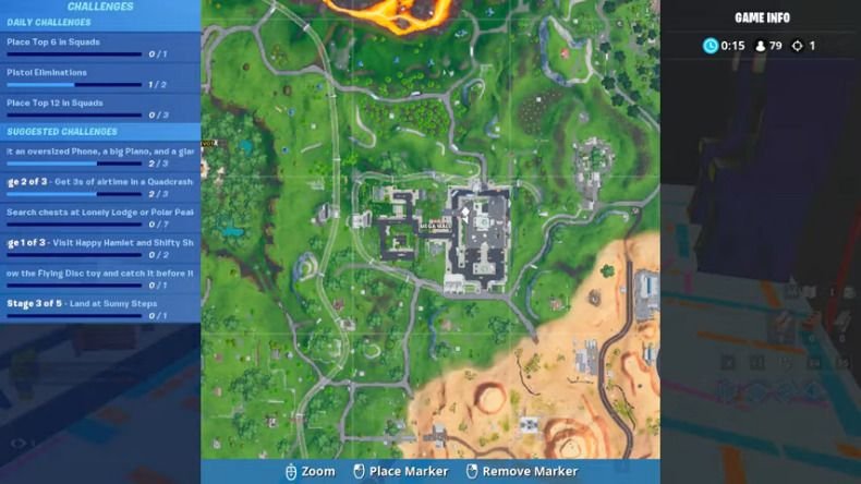 fortnite fortbyte 79 location map