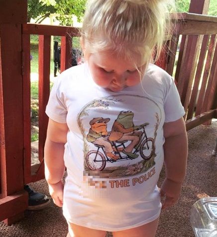 Mother Accidentally Buys 'F**K the Police' Frog and Toad T-Shirt for  3-year-old Daughter