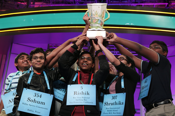 national spelling bee trophy