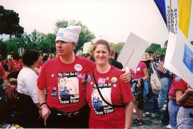 Julia Burkhart and Dr. George Tiller