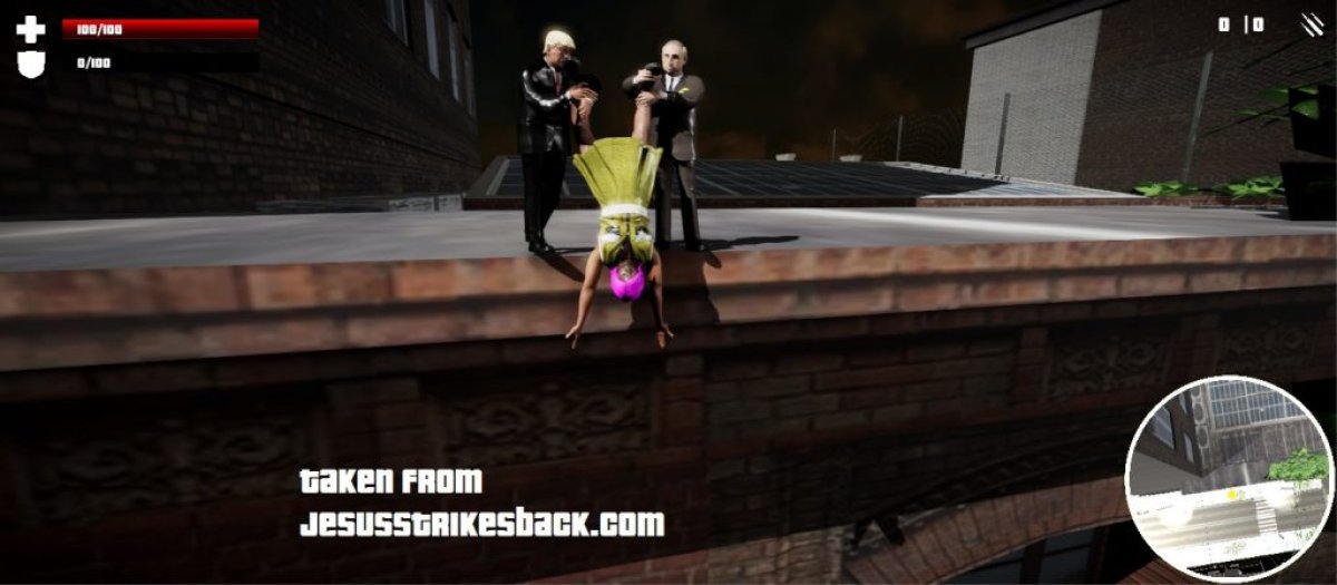Anger Over 'Sick' Video Game That Allows You to Play As Trump Gunning Down Migrants, Feminists and Antifa