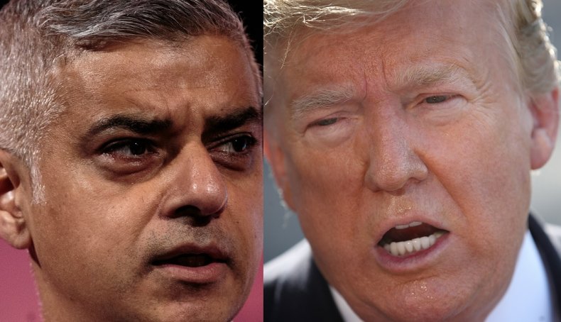 trump sadiq khan