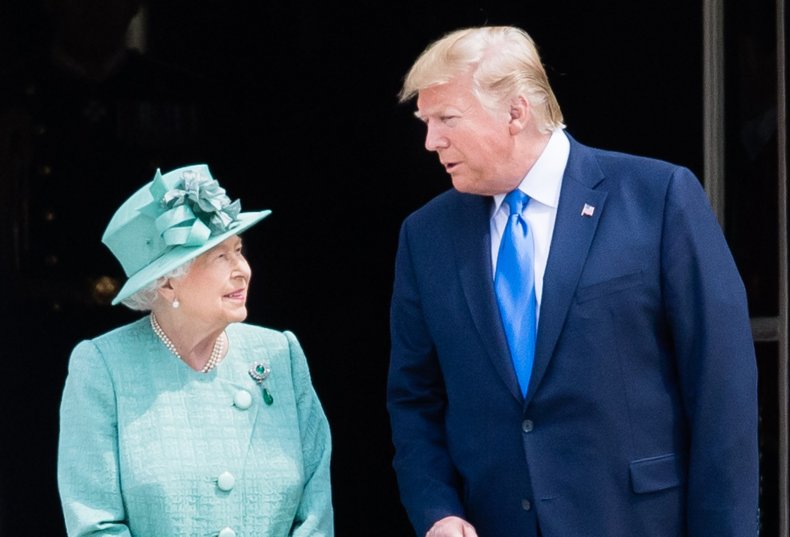 Donald Trump, Queen, Buckingham Palace