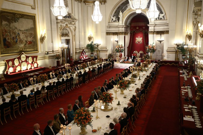 Queen Elizabeth II, Banquet, State Dinner