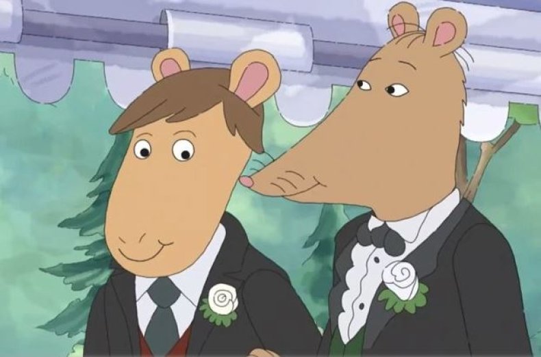 Arthur gay wedding episode Mr Ratburn