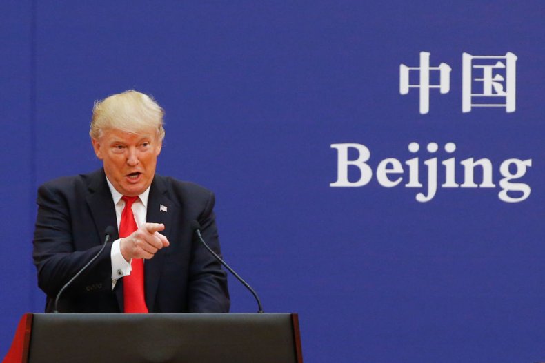 Trump in Beijing, China