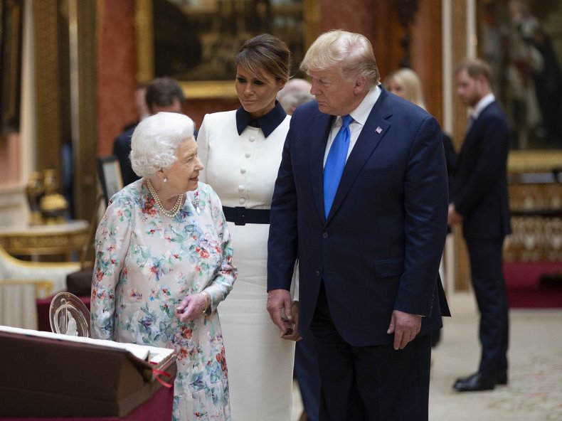 Donald Trump, Queen Elizabeth II, Royal Protocol