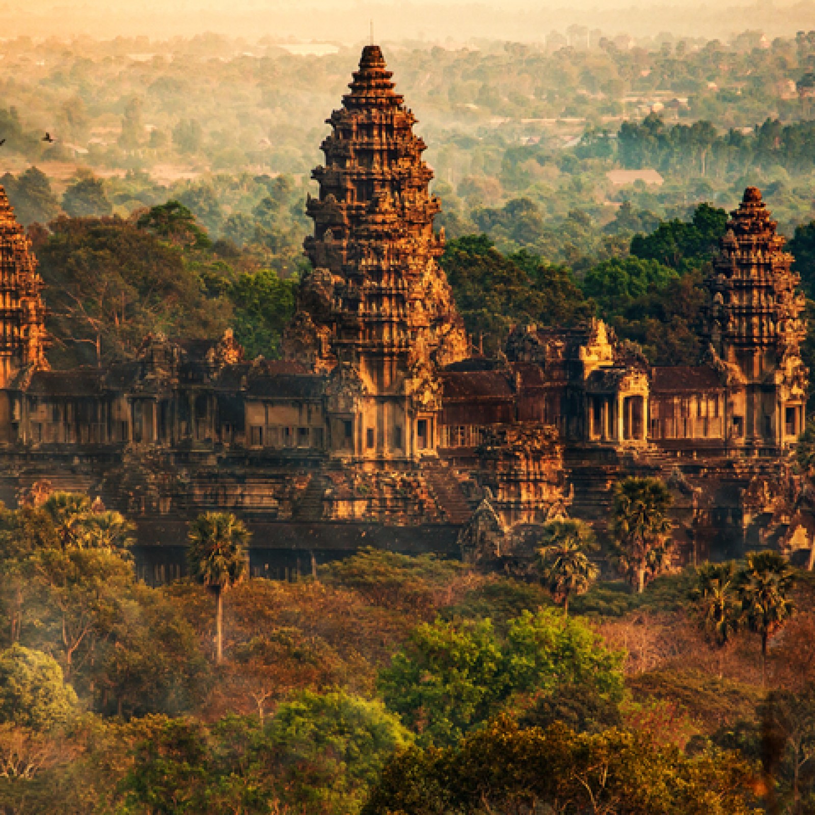 Why was Angkor Wat abandoned?