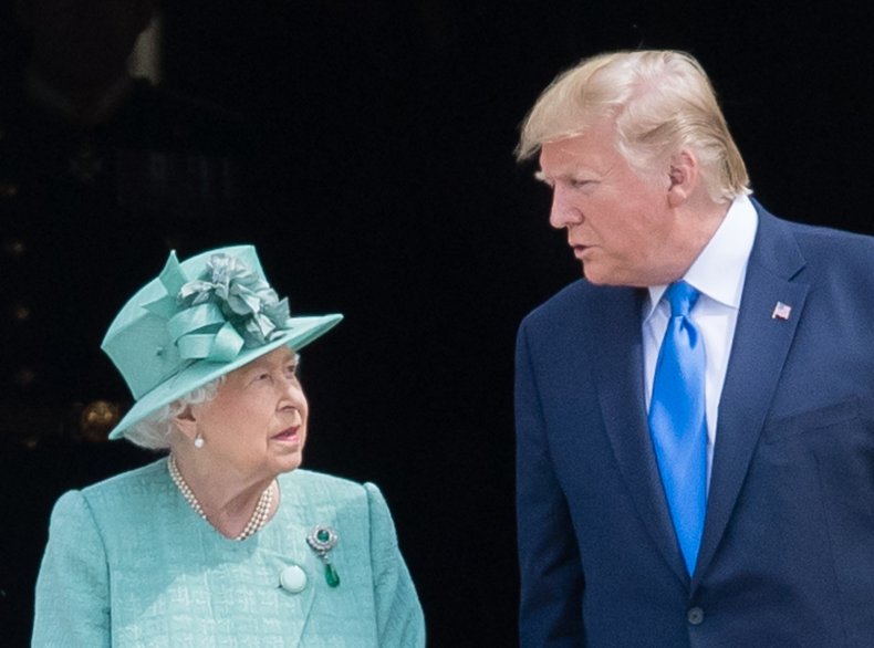 Donald Trump Queen Elizabeth II