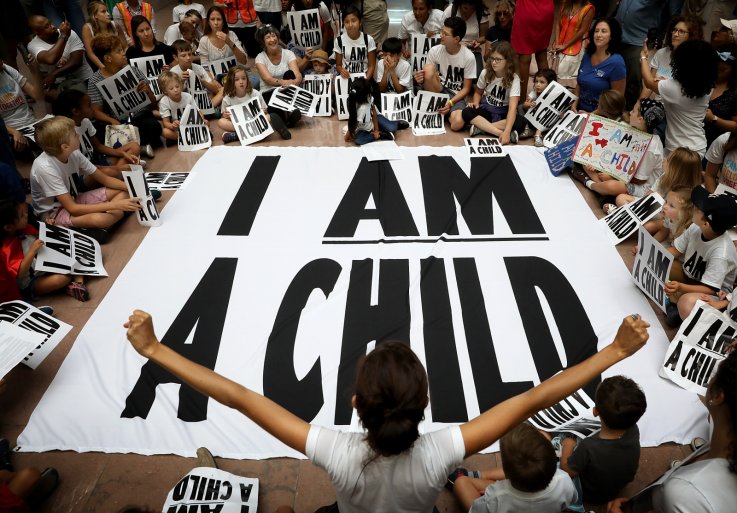 I am a child, protest I am a child, protest