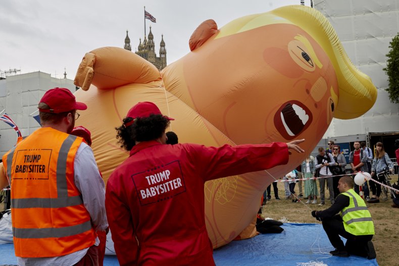 donald trump blimp