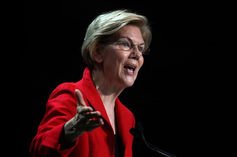 elizabeth warren slams betsy devos