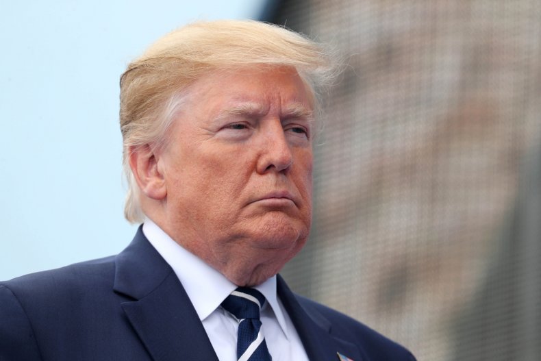 donald trump d-day normandy ceremony