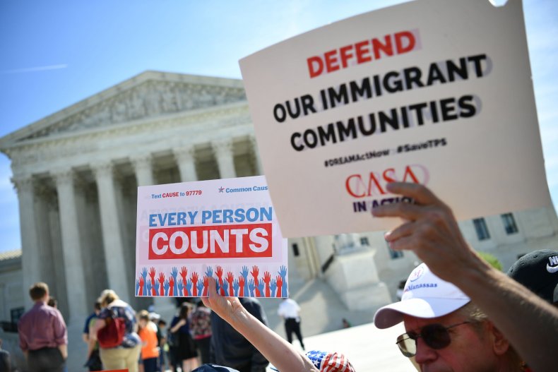 Immigration protest Supreme Court U.S.