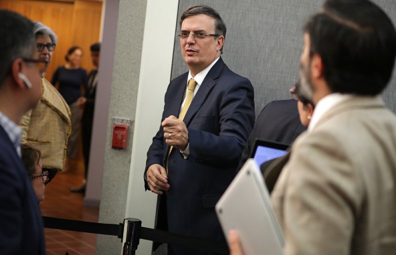 Mexican Foreign Affairs Secretary Marcelo Ebrard 