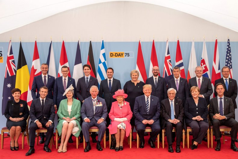 Angela Merkel D-Day Mike Huckabee