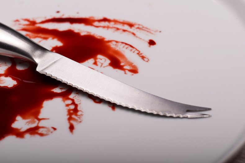knife, blood, cannibalism