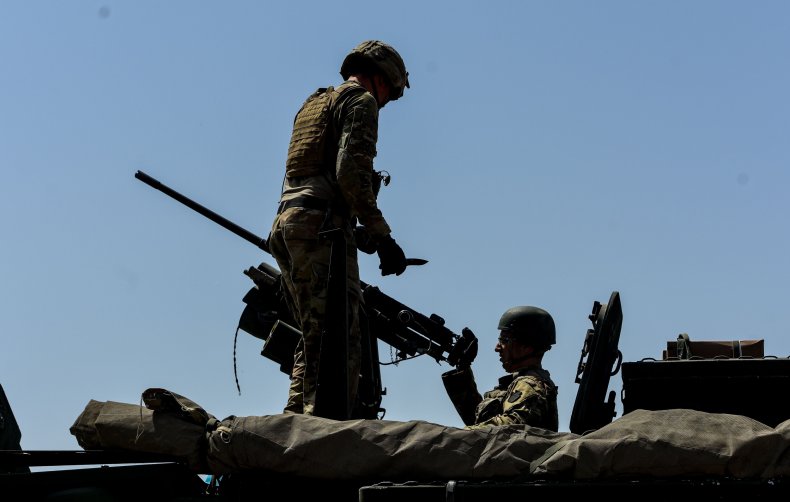 Military troops