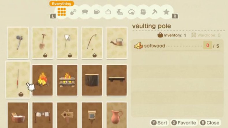 animal crossing new horizons recipes