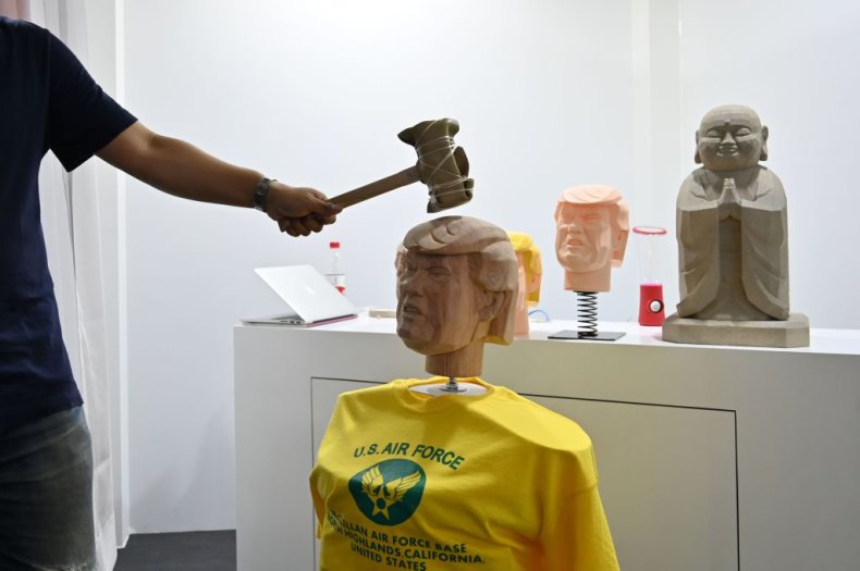 Donald Trump bust