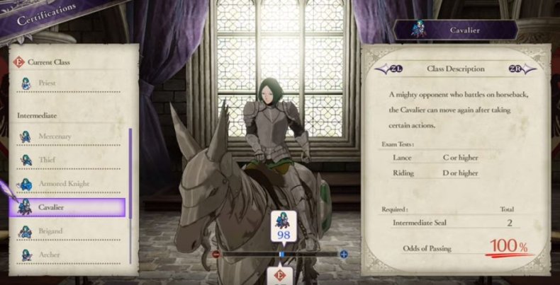 fire emblem three houses certification exam