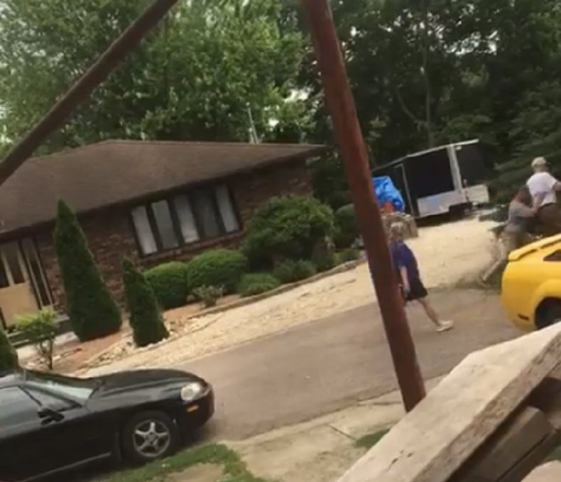 Facebook Illinois Peru viral video man shoves senior Facebook Illinois Peru viral video man shoves senior