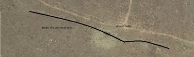 impact crater dyke impact crater dyke
