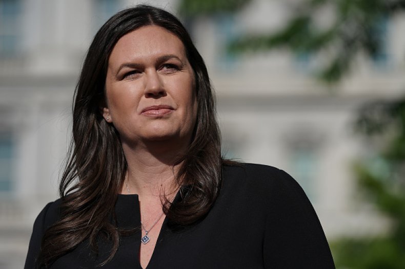 sarah sanders anthony scaramucci cnn