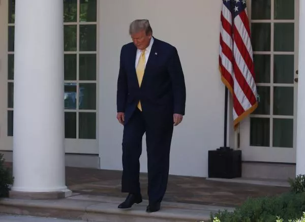 Donald Trump at White House