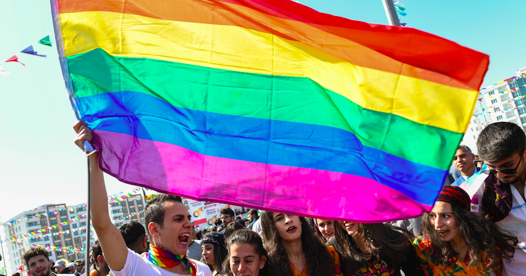 gay pride flags at embassies