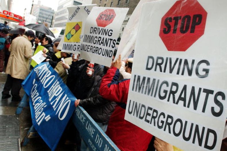 Immigrants driving